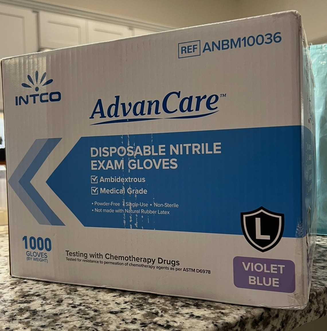Advan Care Nitrile Exam Gloves ( 1000 count per case )