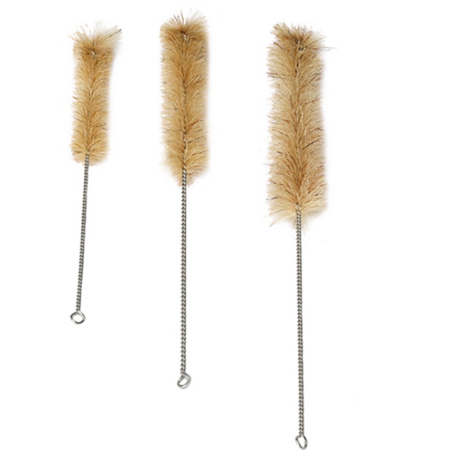 195/240/270mm Long S/M/L Sizes Bristle Test Tube brush Laboratory Wash Cleaning