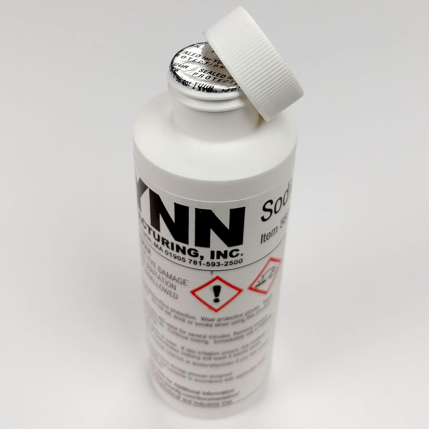 High Temperature Adhesive, 2000F Rated, Sodium Silicate, Water Glass, 40% Soluti