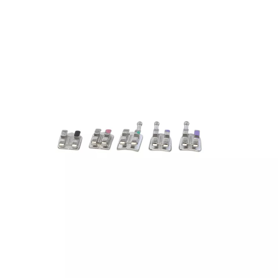 Dental Orthodontic Mini Roth Brackets Monoblock MIM Braces 022 345 Hooks