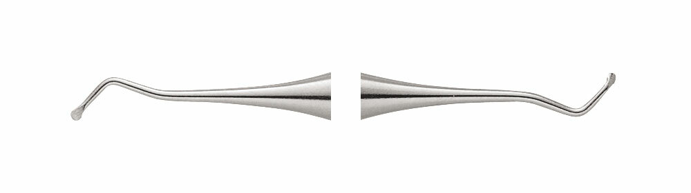 Dental Operative Instruments Double Ended 13 Excavator Octagon Handle PremierFDA