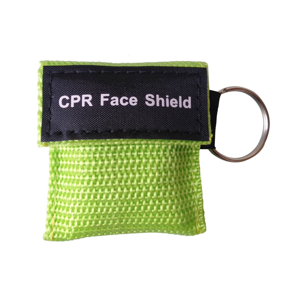 1000pcs light green CPR Keychain Pouch AED First Aid Training CPR Face shield