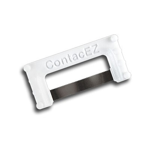 ContacEZ Restorative White Double-Serrated Strip 32/Pk. Gentle Saw
