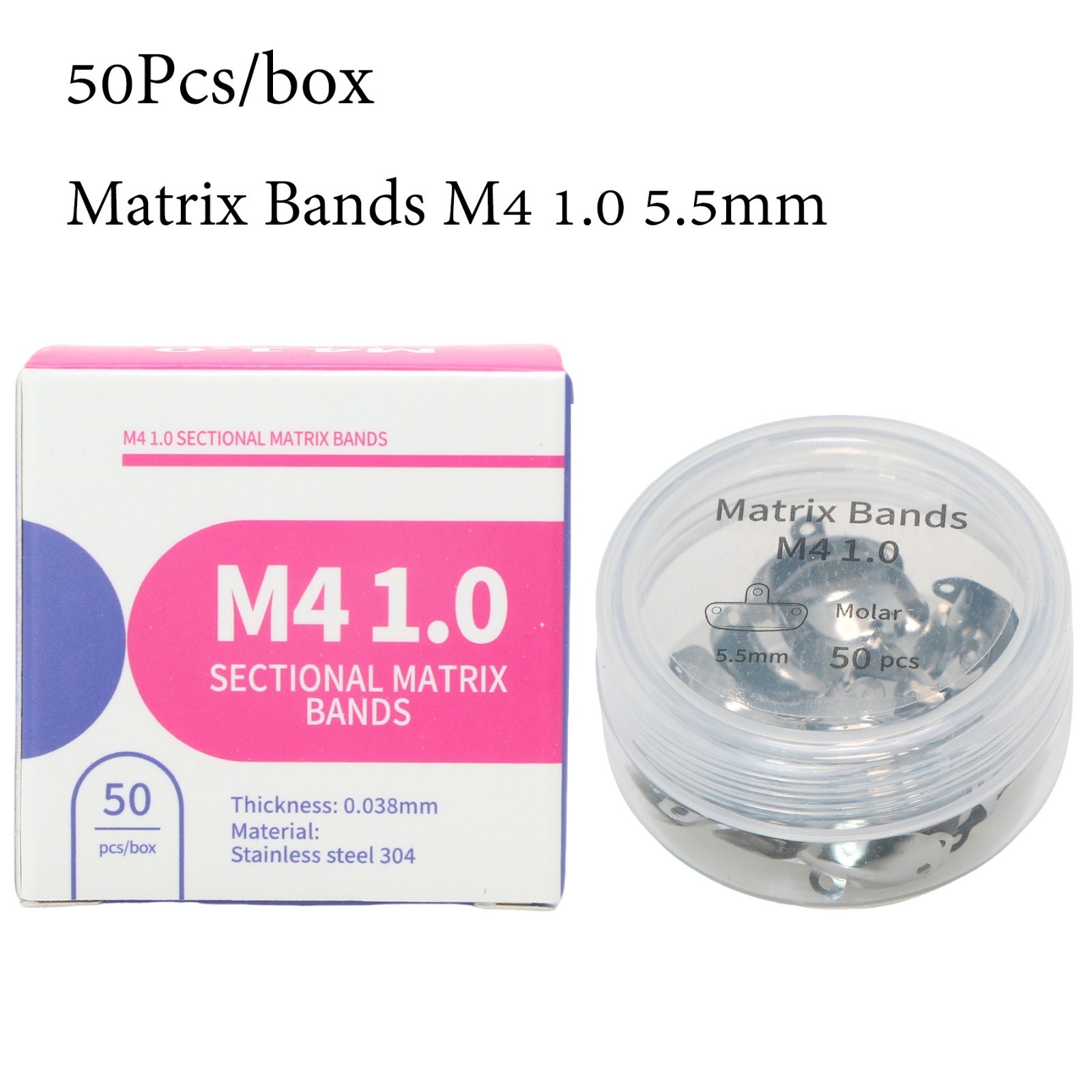 Dental Matrix Bands Ring Sectional Metal Matrices Clamp Fit Palodent V3 System
