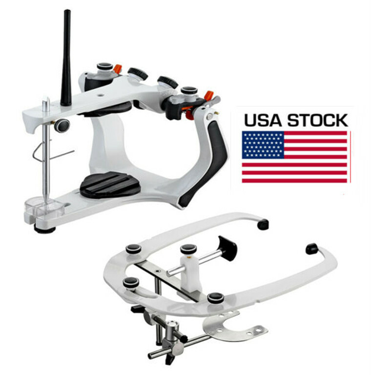 USA Dental Lab Semi-Adjustable Articulator with Standard Face Bow & Aluminum Box