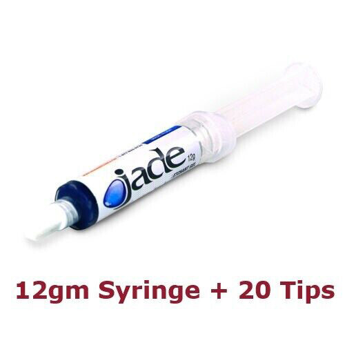 Jade BLUE Acid Etchant 12gm Gel & Applicator Tips Dharma Research USA