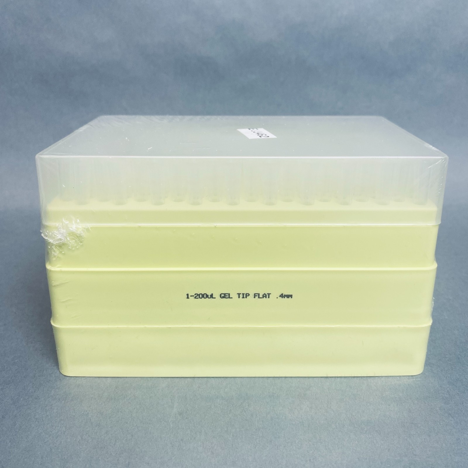 Novex Flat Gel Load Tips 0.37 mm 200 ul 2 Racks of 200 Tips Each