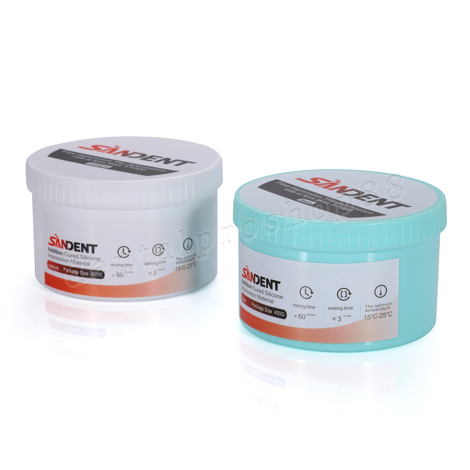 Dental Impression Material Putty Fast Set Base & Catalyst 400G*2