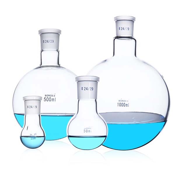 Round Bottom Evaporating Flask 5ml-1000ml Boiling Flasks with Standard Joints