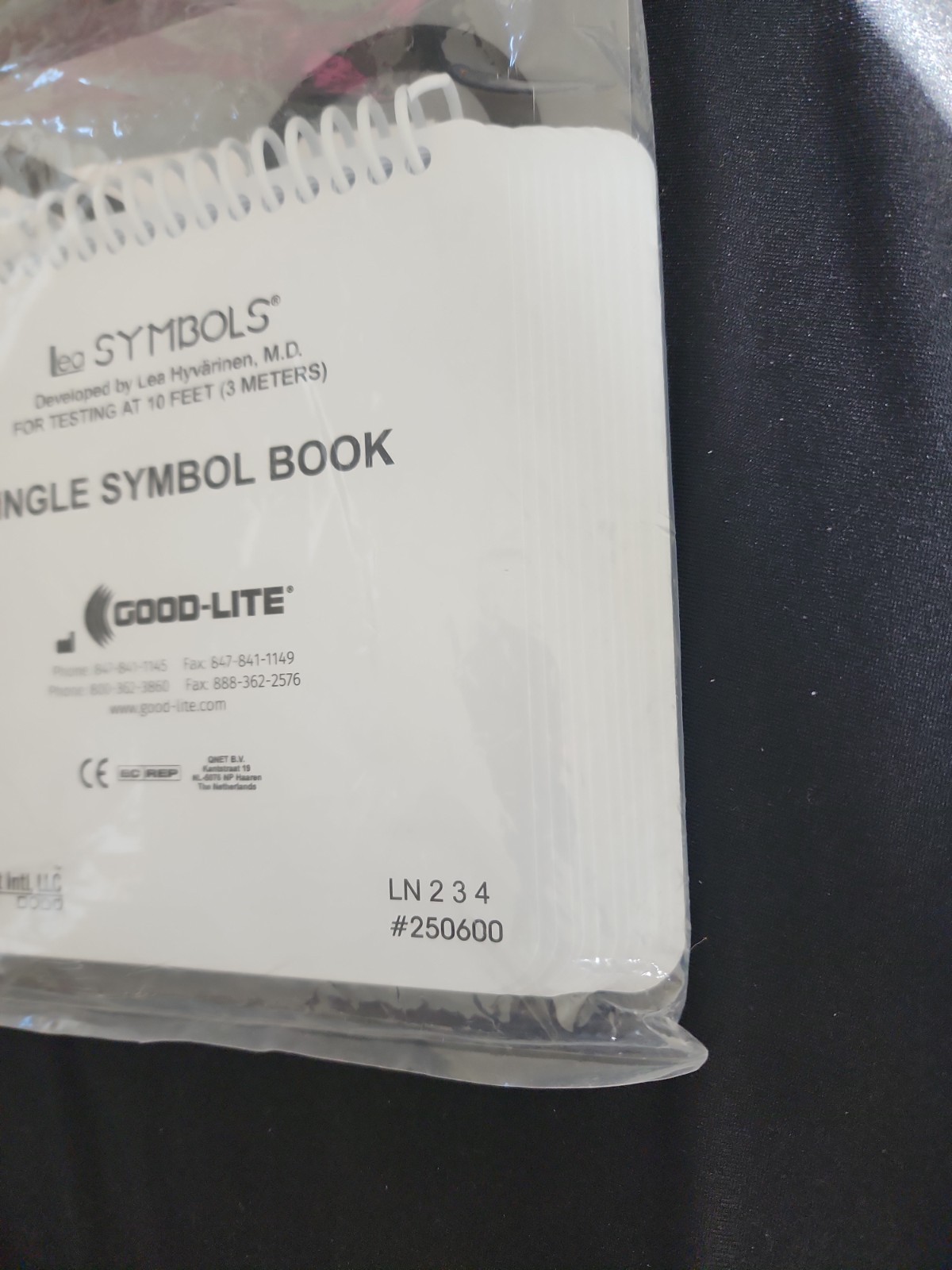 Good-Lite Lea Symbols Pediatric Vision Eye Chart Kit 10ft – SINGLE SYMBOL BOOK