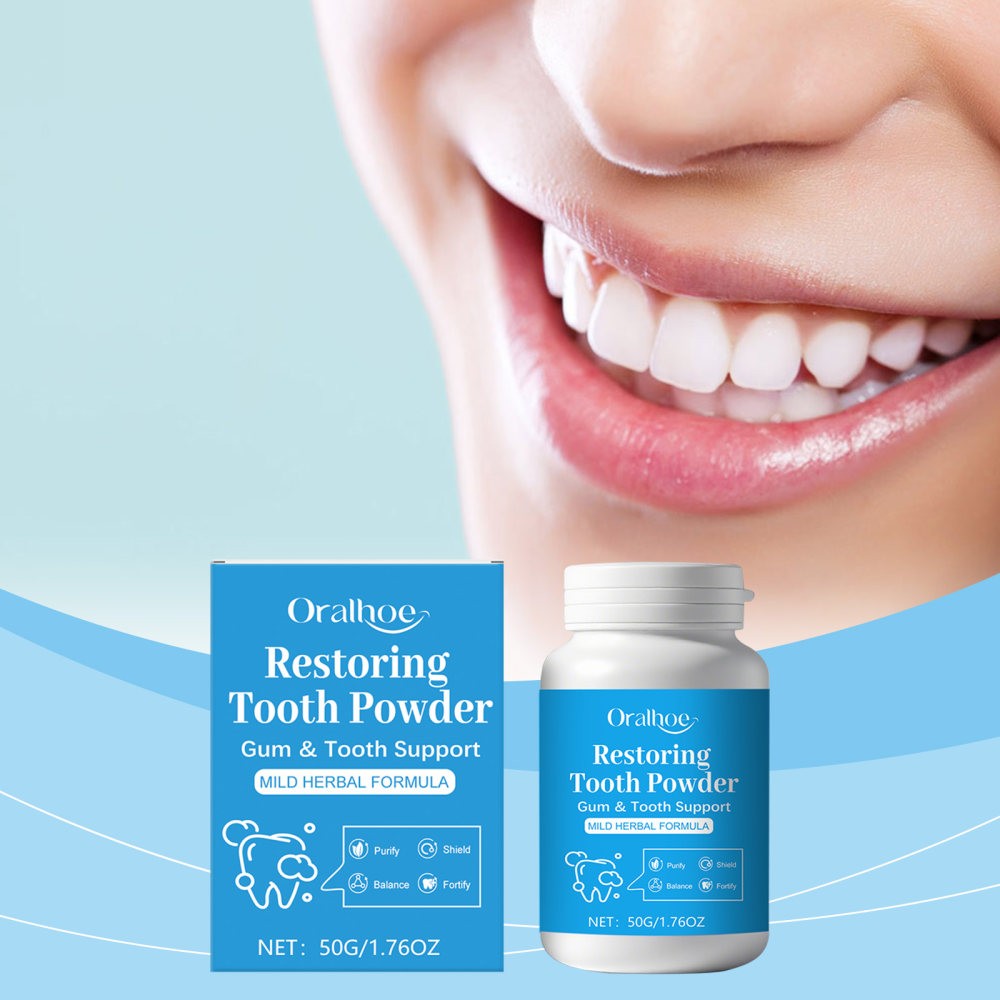 fresh tooth powder daily oral cleaning beautiful tooth cleaning