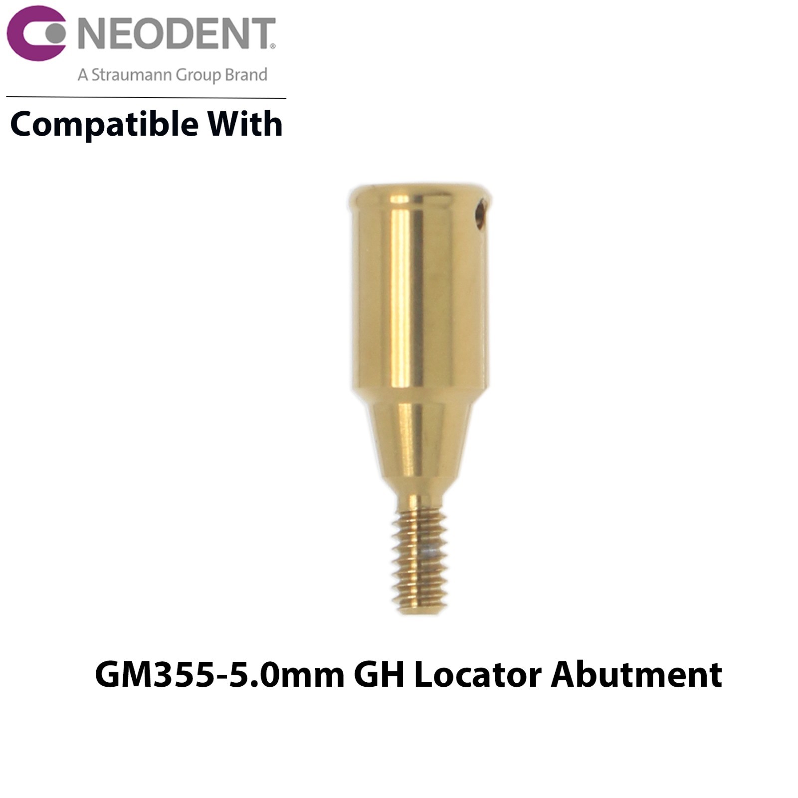 For NEODENT GRAND MORSE Overdenture Locator Abutments 1-6mm Male Caps Removable