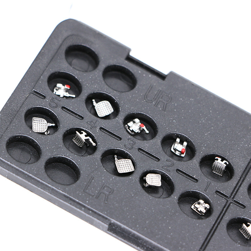 10×Dental Orthodontic Mim Mini Brackets Roth 0.022» On 3 4 5 Hooks 20 Pcs/kit