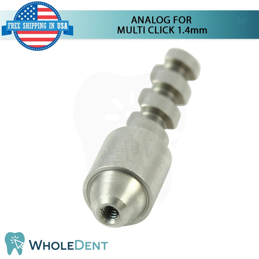 5X Analog For Multi Unit 1.4mm System Lab Prosthetics Dental Abutment Replica