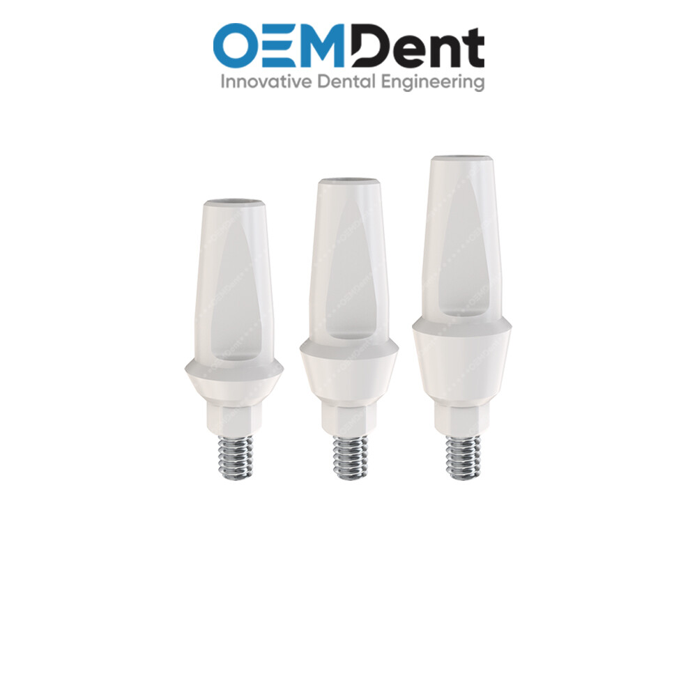 Peek Temporary Anatomic Straight Prosthetic – SGS® Int Hex 2.42mm Compatible