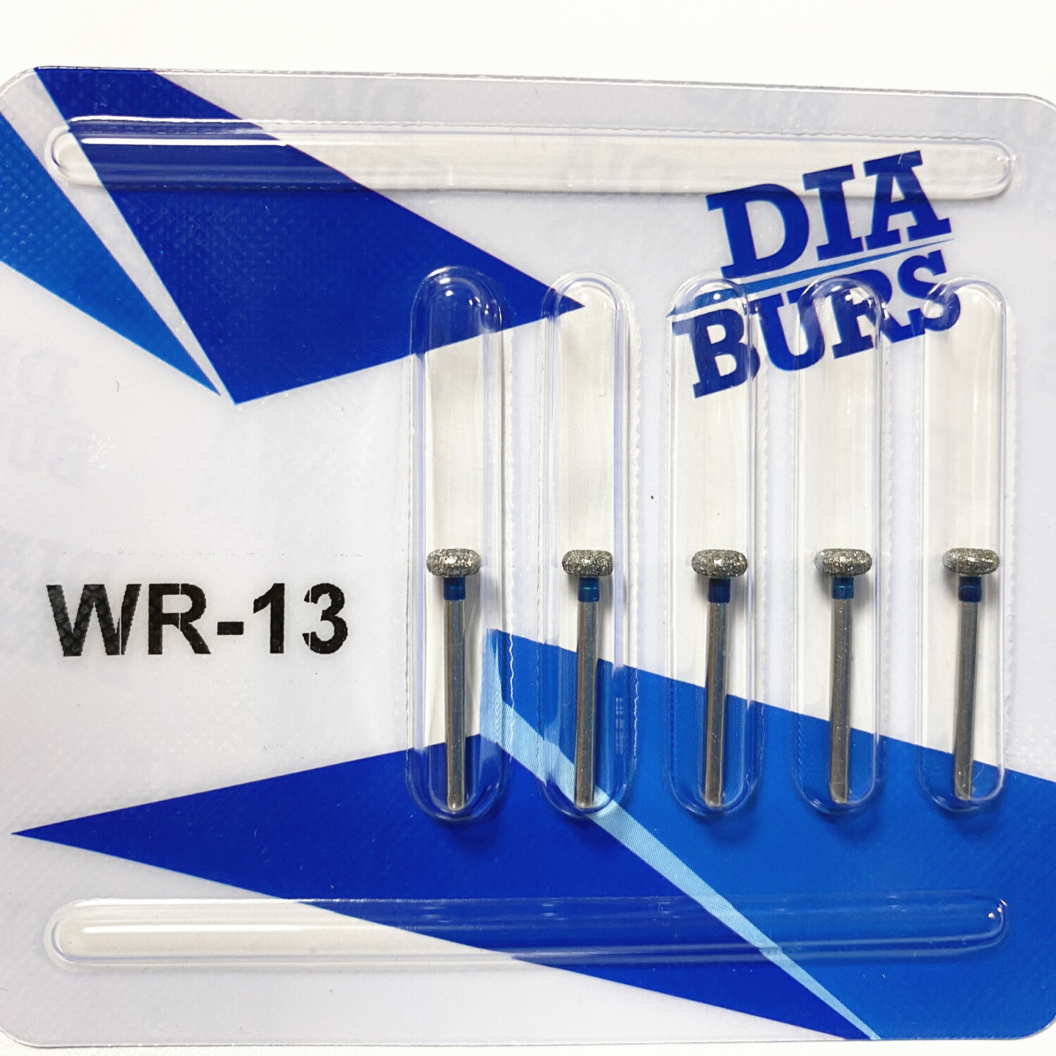 WR-13 Dental sliver Diamond Burs Wheel Shape Lingual High Speed Handpiece 10 Pcs