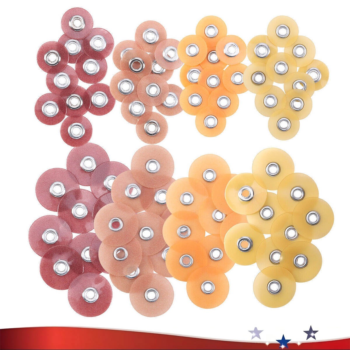 500pcs Dental 3M Sof-Lex soflex Contouring Polishing Discs Kit 9.5mm/12.7mm