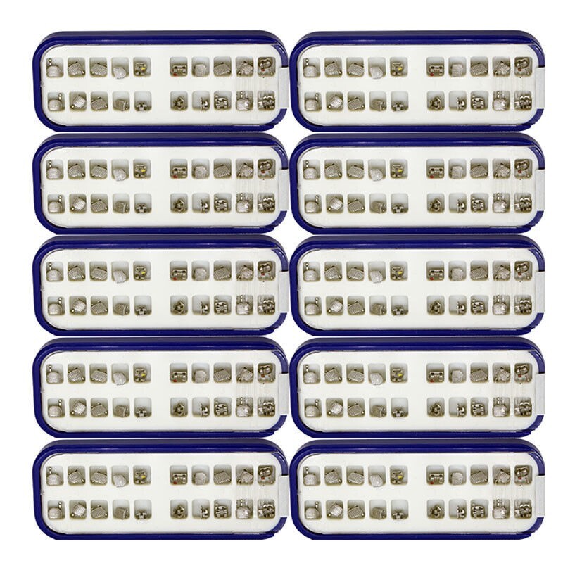 5×Dental orthodontic 20pcs/pack metal bracket brace mini roth 018 345 with hook