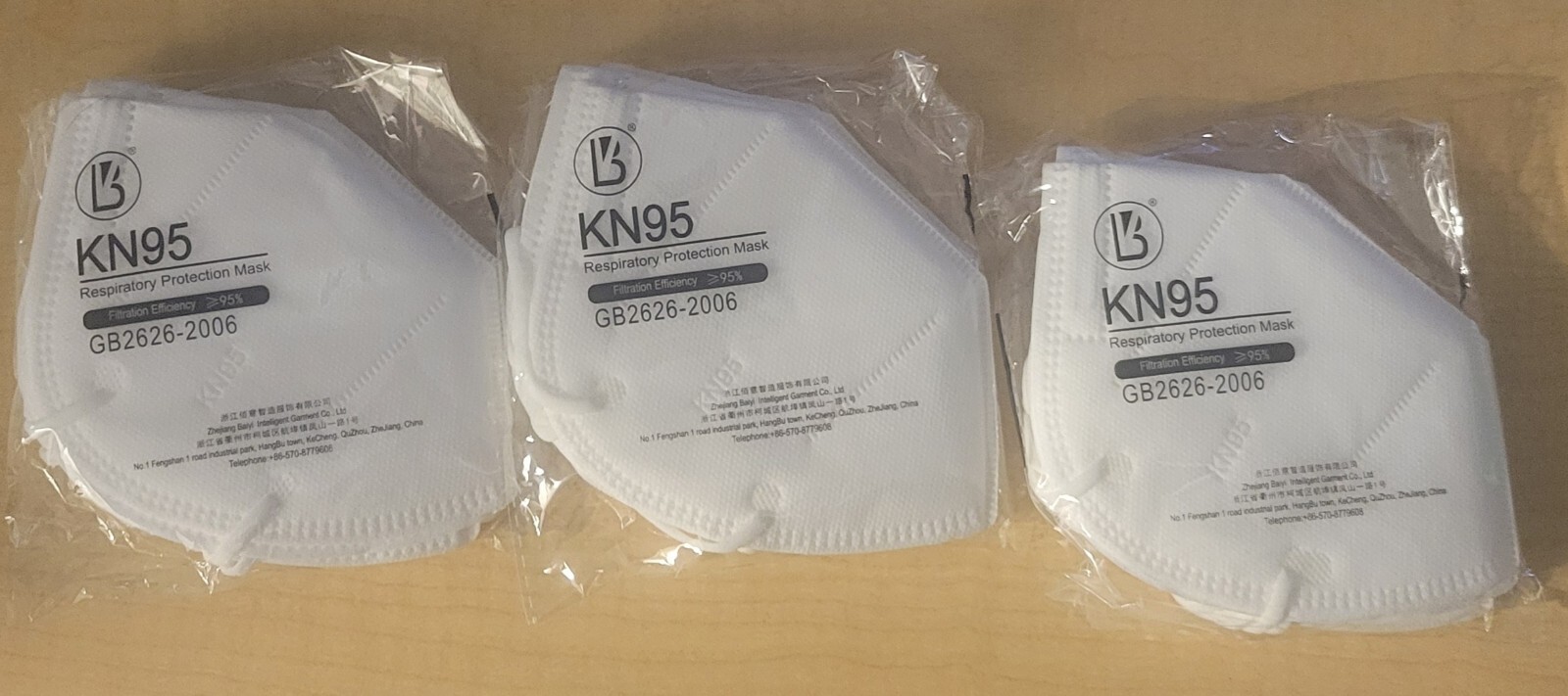 KN95 RESPIRATORY PROTECTION FLAT-FOLD Mask(3-5pack)