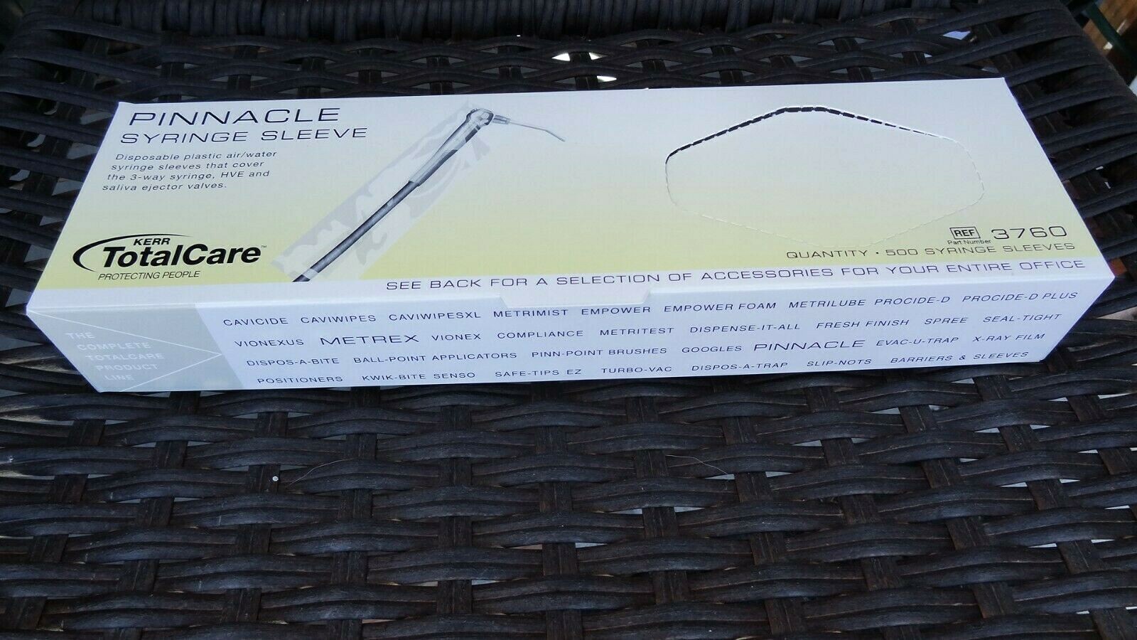 Metrex 3760 Kerr TotalCare Pinnacle Syringe Sleeve 2.5 x 10 ~ Qty: 500/BX