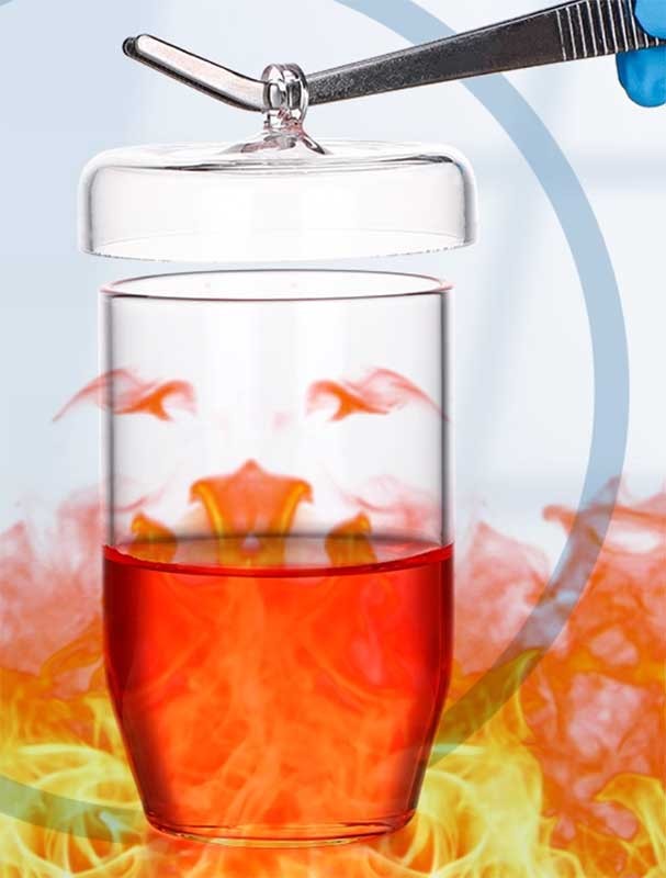 Quartz Crucible for Lab High Purity Glass Heat Resistant 1100°C 5ml–500ml