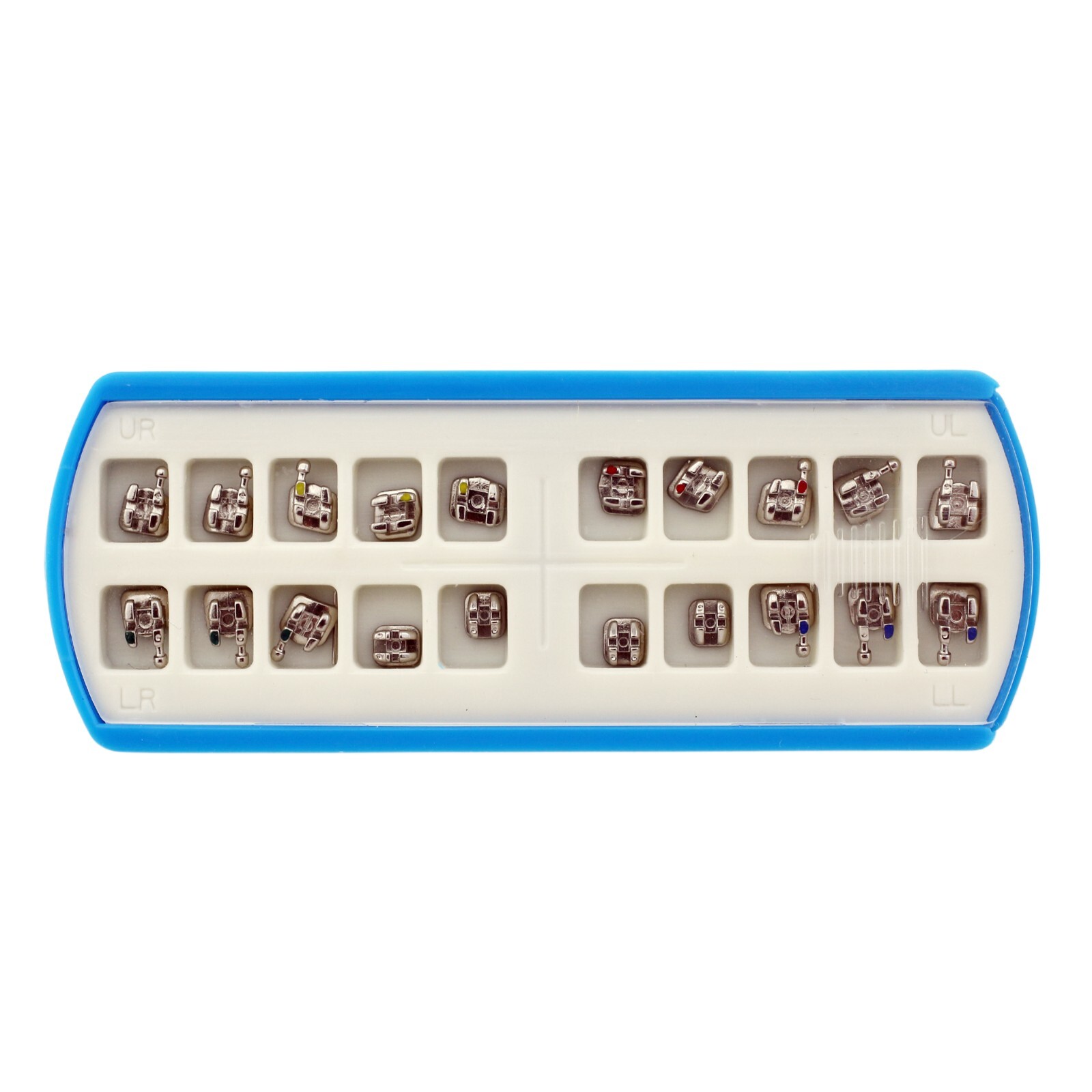 10 Kits Metal Orthodontic Brackets Creative Dental Mini Roth 022 345 With Hooks
