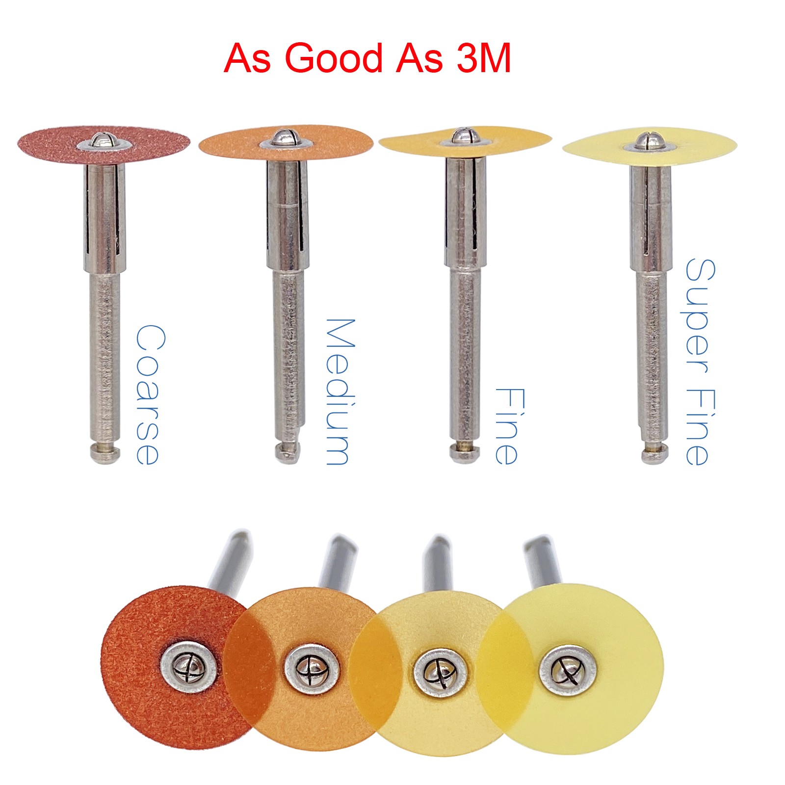Dental Sof-Lex Soflex Discs Contouring Polishing 2382C Coarse 12.7mm or Mandrel