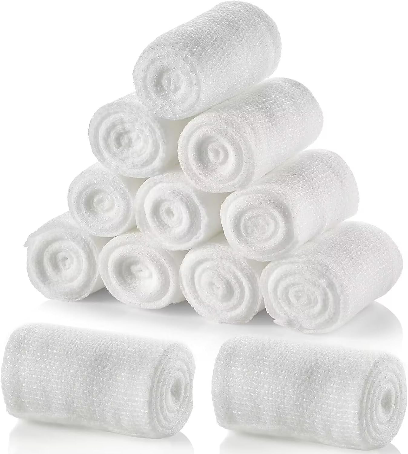 Gauze Rolls Bandages 4 Inch x 4.9 Yards Breathable 4 x