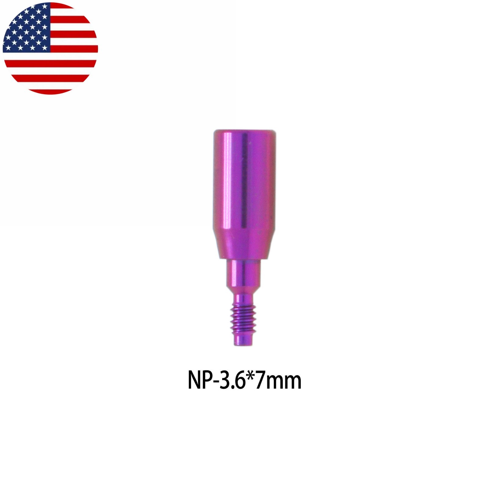 US Dental Healing Cap Abutment RP/NP Compatible Nobel Active ∅3.6 ∅5.0 ∅6.0