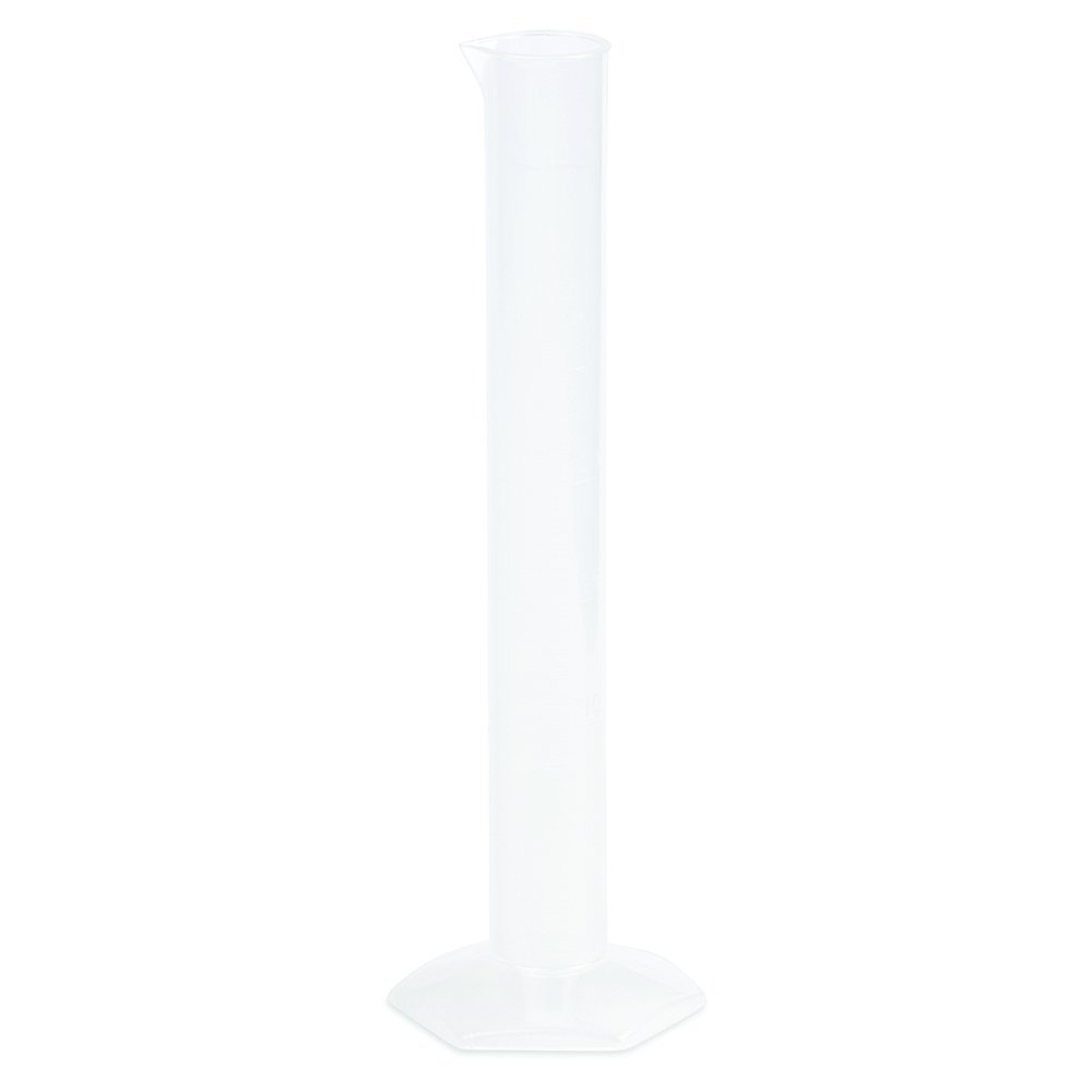 10ml Graduated Cylinder, Polypropylene, Karter Scientific 229F1 (Case of 24)