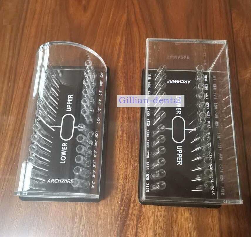 Dental Ortho Round/Rectangular Arch wire Case Dispenser Acrylic Organizer Holder