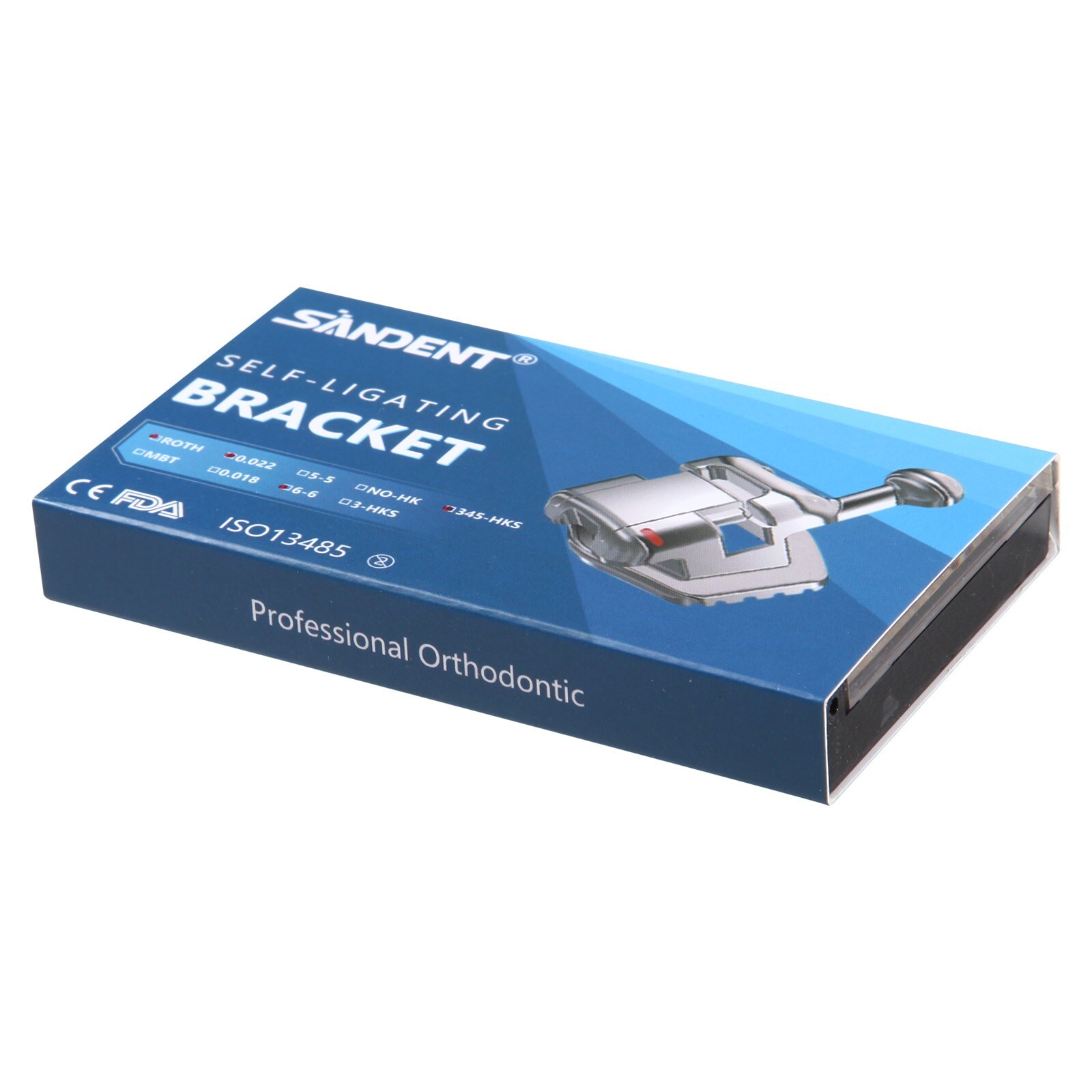 Dental Orthodontic Self-Ligating Brackets Braces Roth 022 Hooks 345 Buccal Tubes