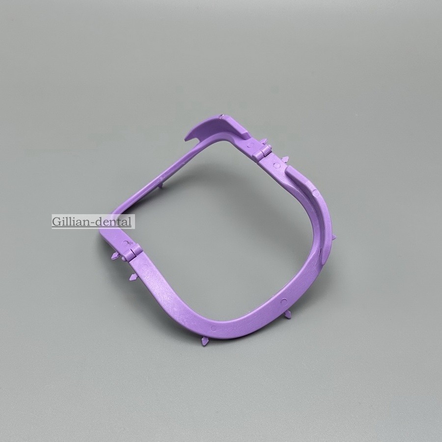 Foldable Rubber Sheet Dam Frame Dental Hager Light X-Ray Film Plastic Bracket