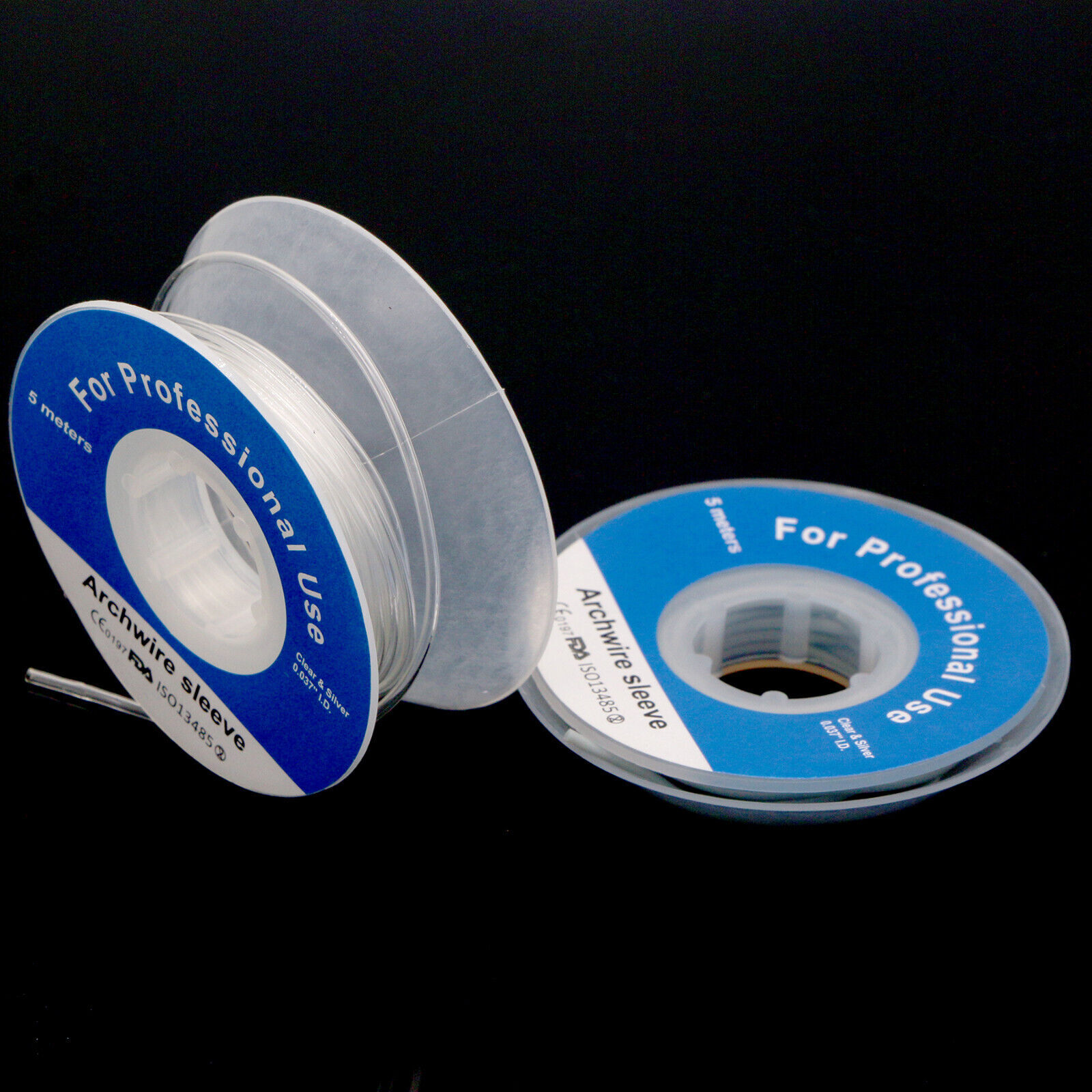 Dental Orthodontic Archwire Sleeve Elastic Protective Tube 0.030 inch 5M