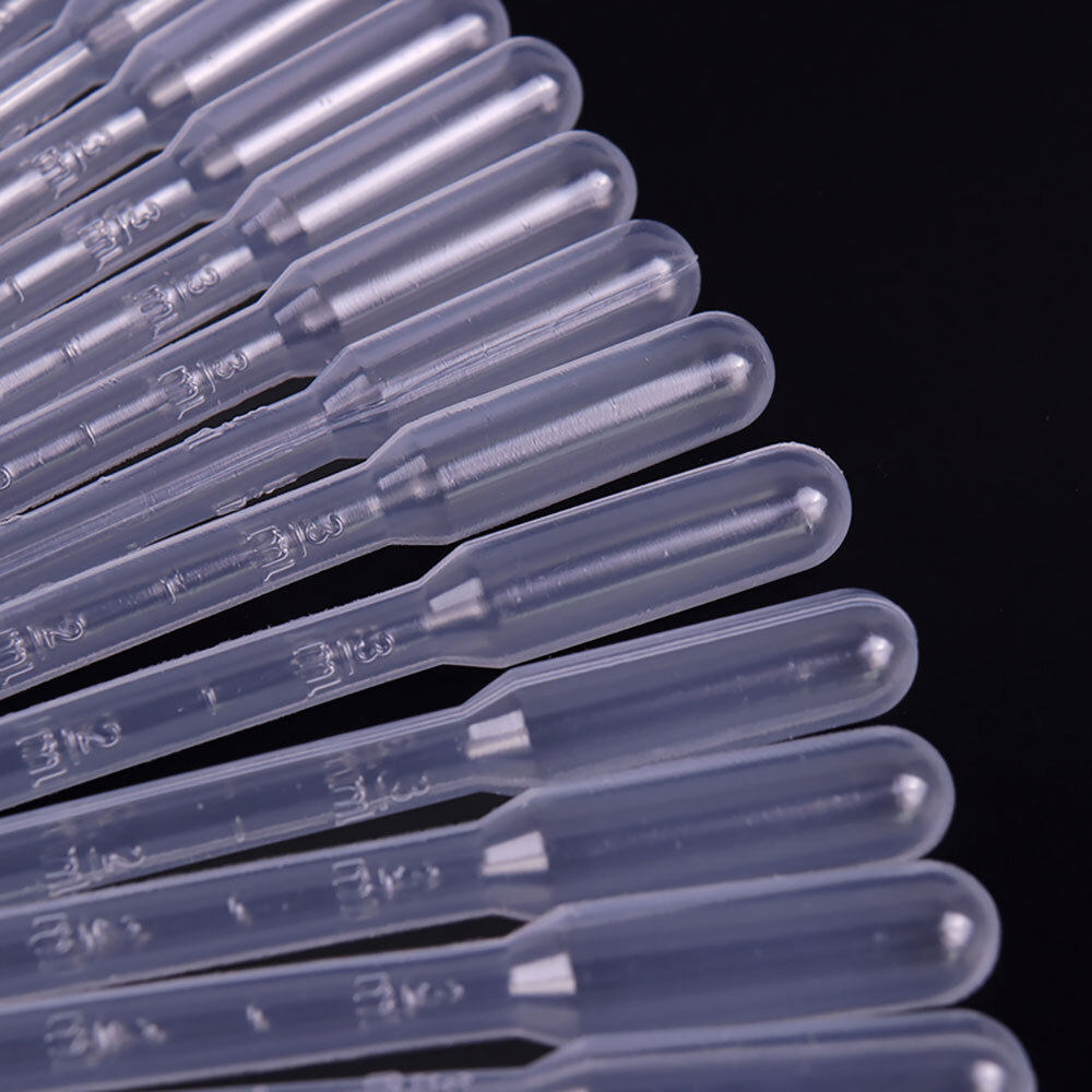 1/2/3/5ml Disposable Eye Dropper Set Transfer Lab Graduated Pipettes 200/400pcs