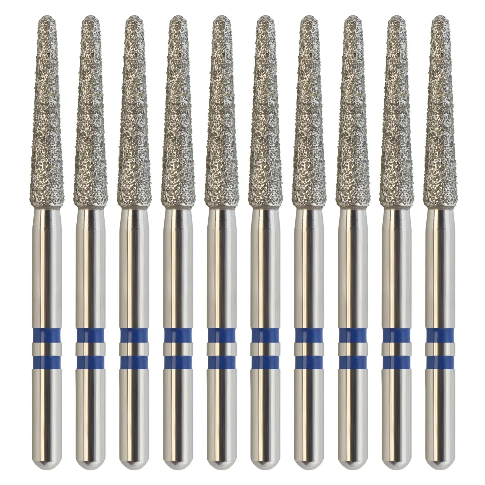 Dental Zirconia Cutter Diamond Burs Round End Taper Medium Grit Z850/018M FG Bur