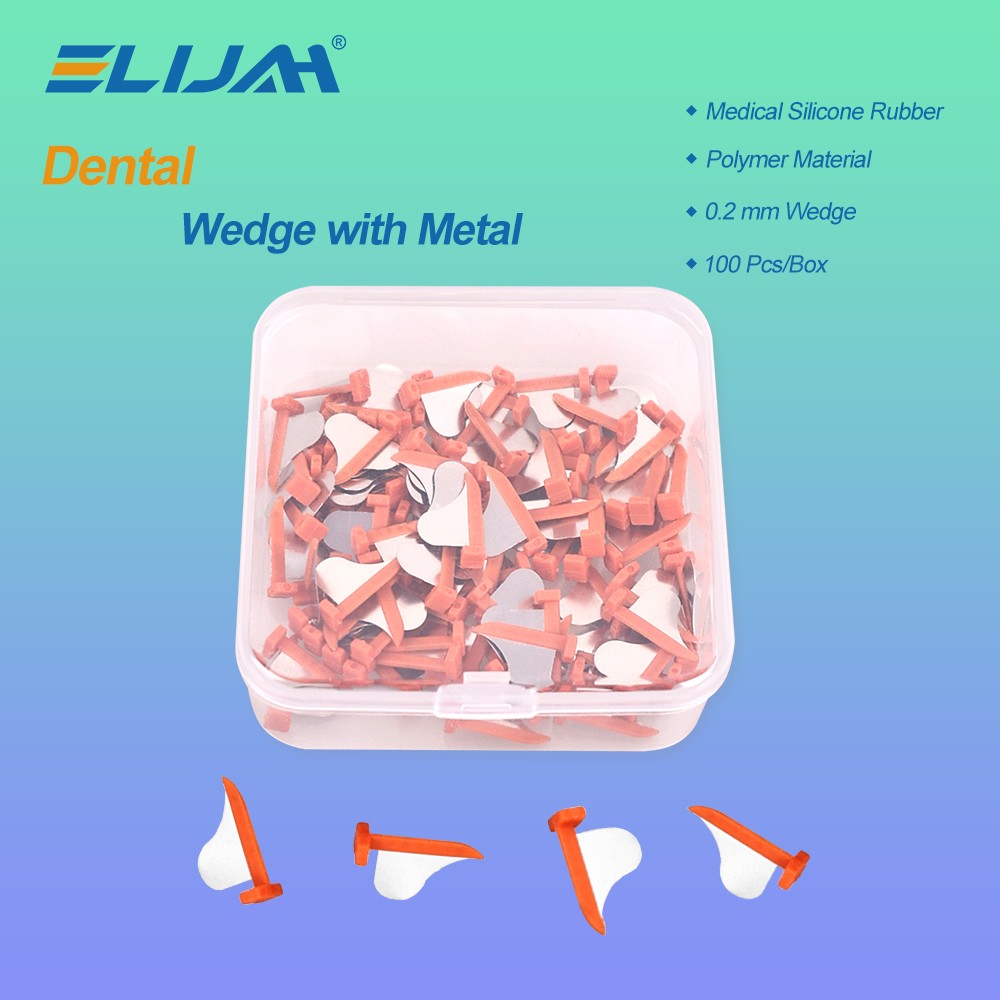 100pcs/box Dental Prime Teeth Interproximal Plastic Wedge Knife with Protection