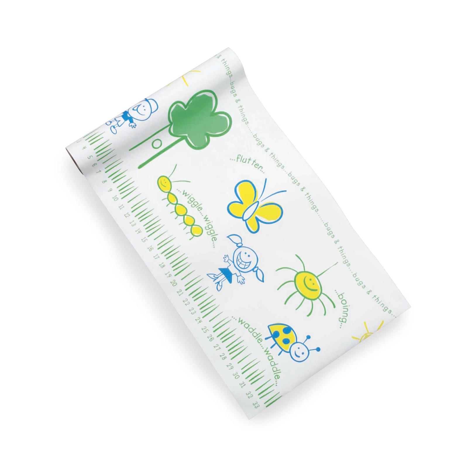 McKesson Table Paper Bugs and Things Crepe 14» W x 125′ L Pediatric 6 Rolls