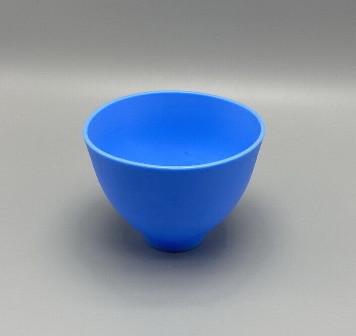 6x Dental Impression Alginate Material Mixing Bowl Silicone Flexible 10cm Large