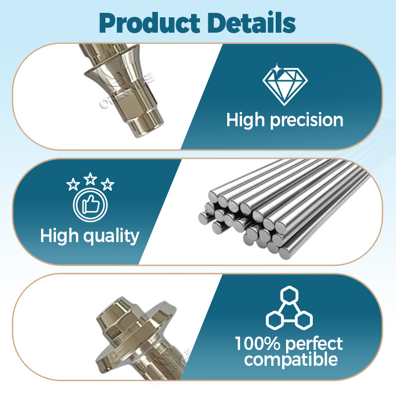 5 pcs Titanium Base Variobase fit to Straumann NC RC SC RN WN