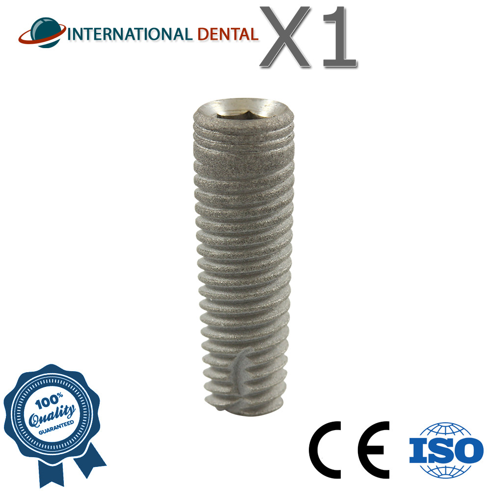 GDT Dental Cylindrical Fixture Titanium SLA Int Hex 2.42mm Connection