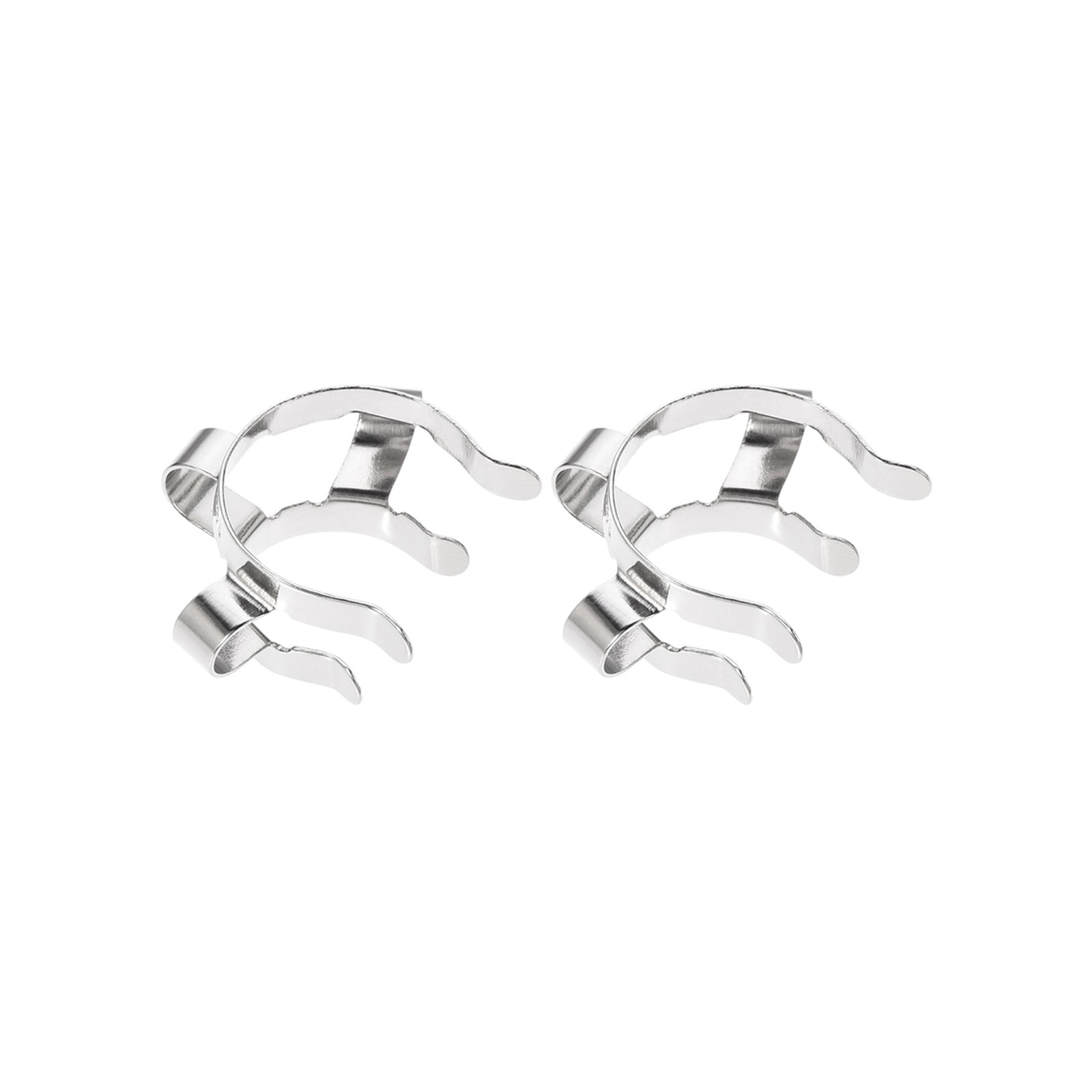 2 Pcs Joint Clip,for Office, Daily Use, Scientific Labs (Silver,1.02 x 0.51Inch)