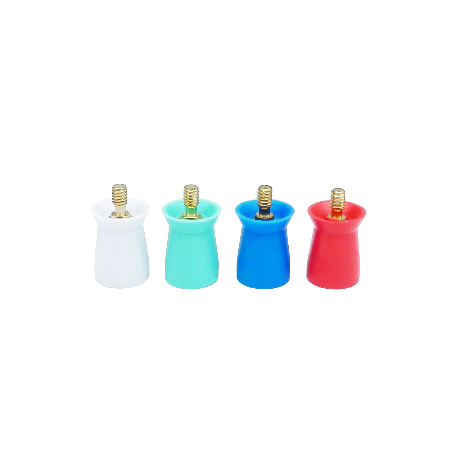 Dental Prophy Prophylaxis Polishing Rubber Cups Webbed Screw-in Snap on Latch