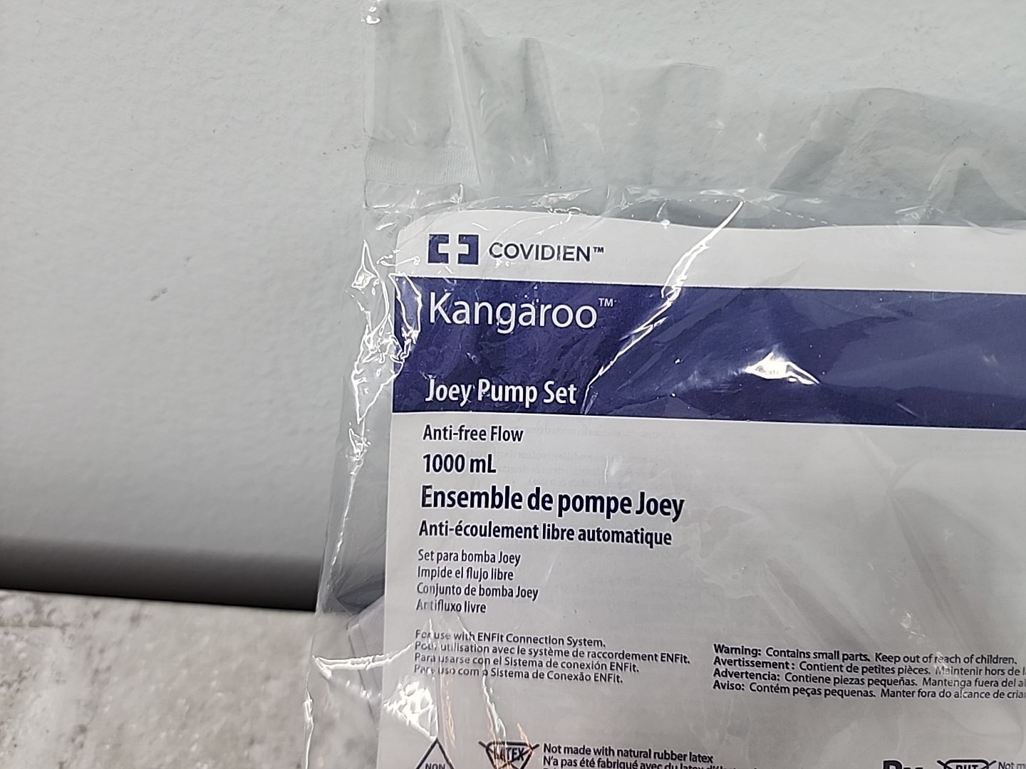 Kangaroo Joey Pump Set Bag ( 1000mL Ref 763656 – Expiration 8/31/2026) Brand New