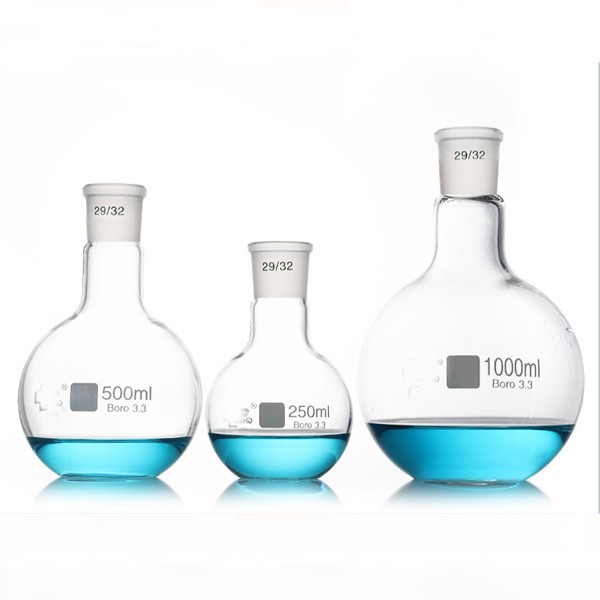 25ml – 1000ml Flat Bottom Boiling Flask with 1-4 Standard Necks Lab Supplies ca