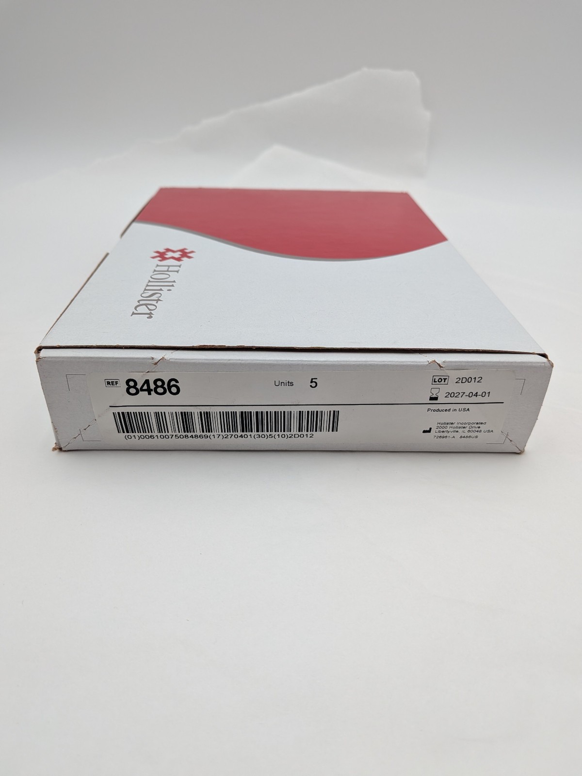 Hollister Box/5 Urostomy Pouch 1 Piece System 9″ Length 1-1/4″ Stoma Drainable