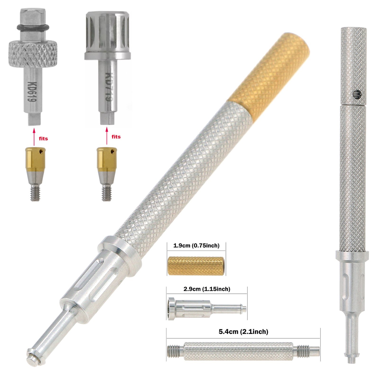 Dental Overdenture Titanium Locator Abutment For Multi Implant System Attachment
