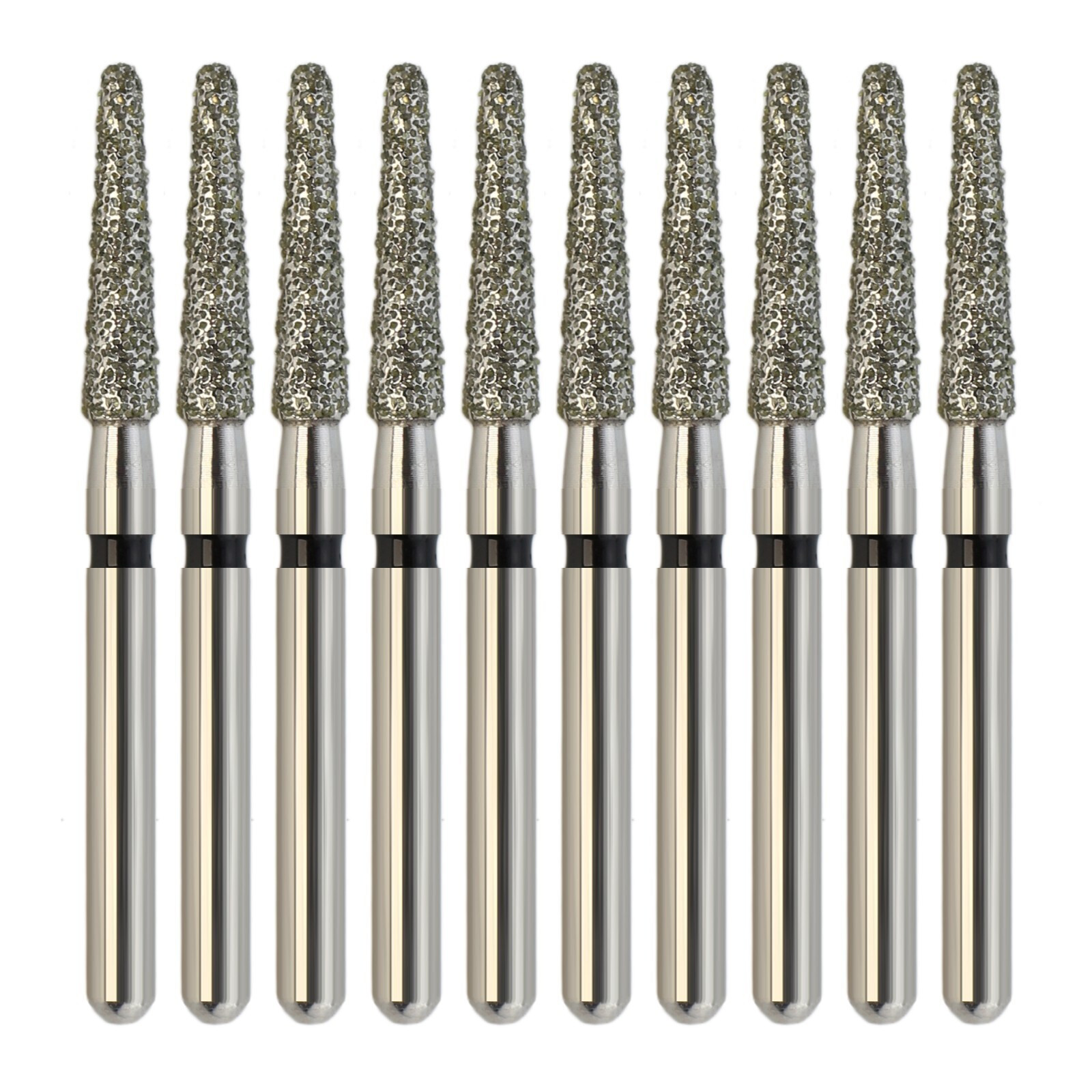 Dental Diamond Burs FG 856/018SC Round End Taper Super Coarse Grit High Speed